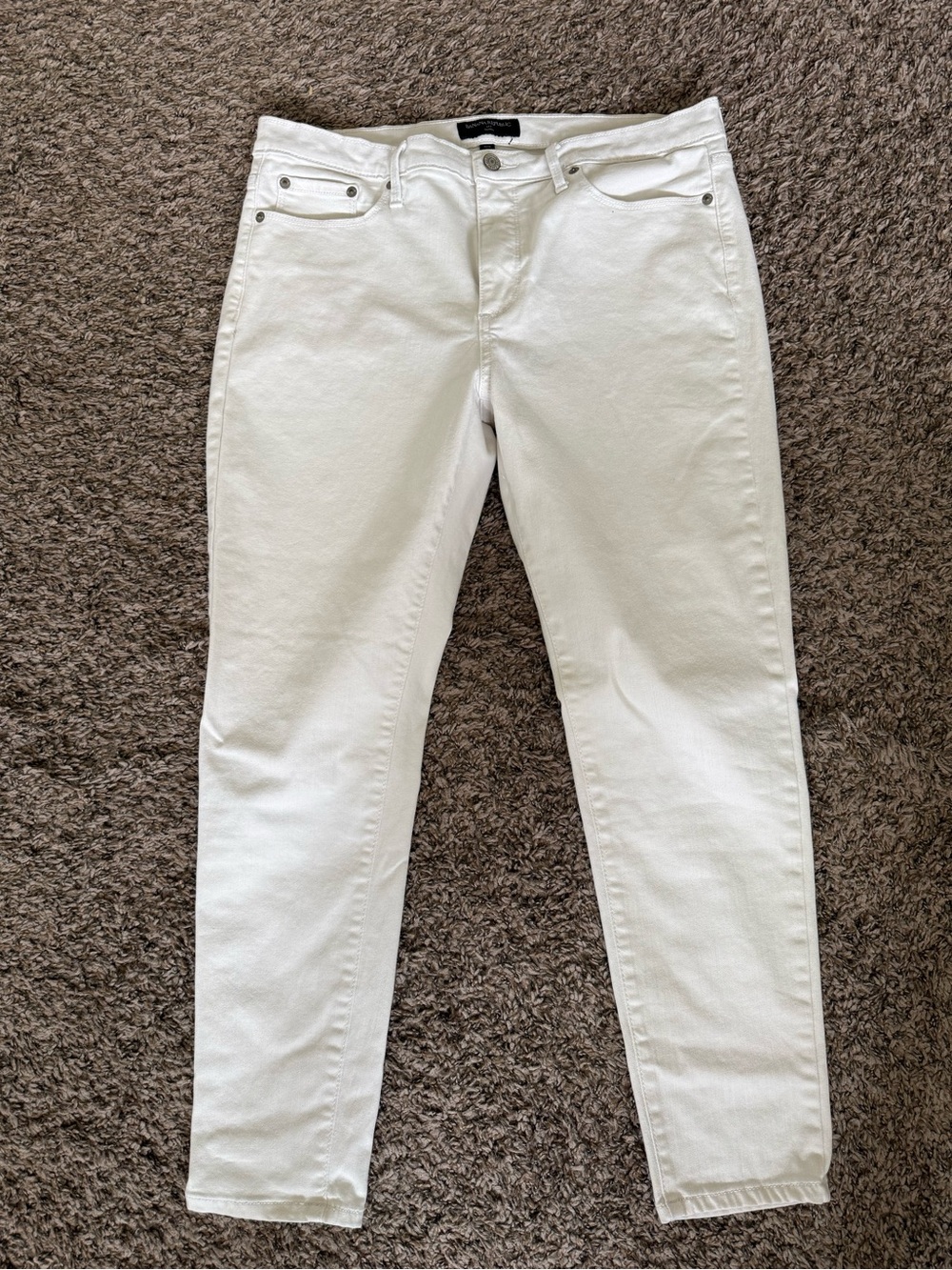 Women Like New, Never Worn Banana Republic White Skinny Jeans